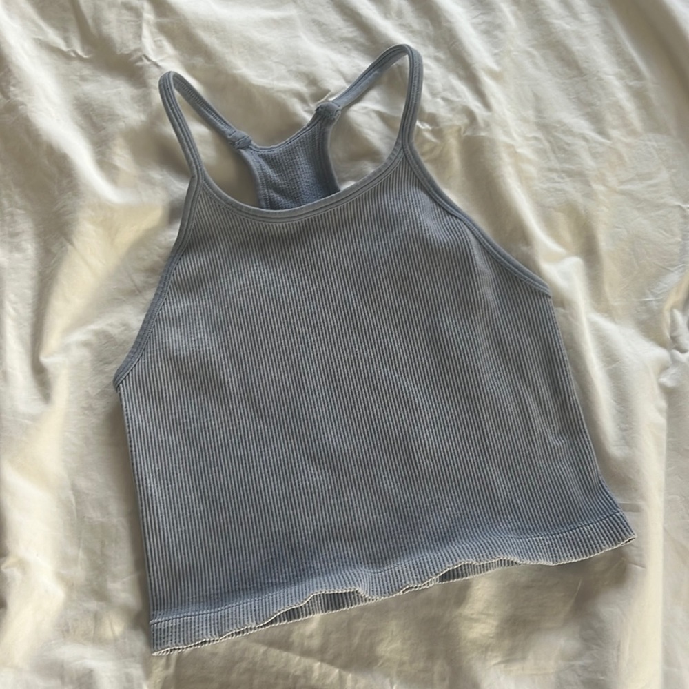 Ribbed Cloud Halter Top